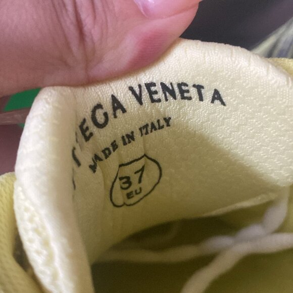 Bottega Veneta Yellow Sneakers - Orbit Collection - Picture 11 of 11